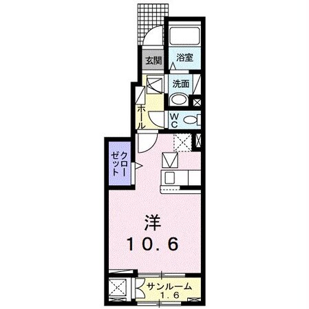 プラシード・カーサAの物件間取画像